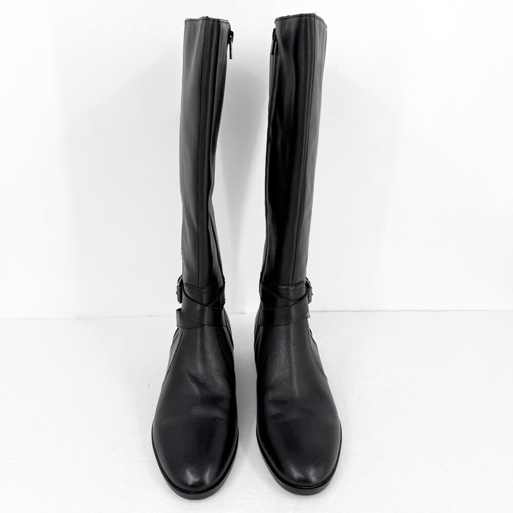 Naturalizer Womens Rena Knee High Boot US 7M EU 37 Black Leather NIB - Picture 7 of 13
